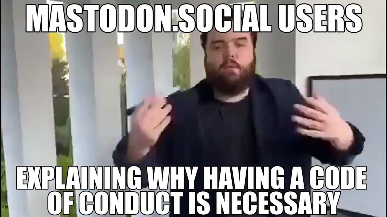 mastodon.social users explaining why having a code of conduct is necessary